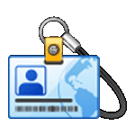 Cloud authentication icon